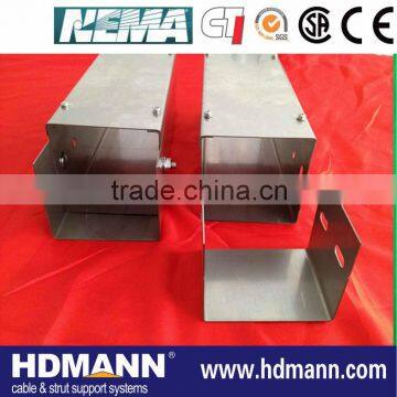 Plain hot dipped galvanized cable trunking for cable support