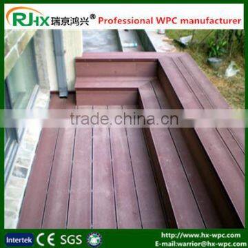 UV Splintering outdoor wpc wood-plastic composites deck flooring tile