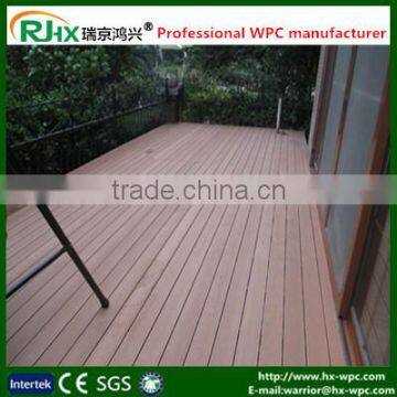 Composite decking solid/WPC crack-resistant decking/Polish and embossing deck floor