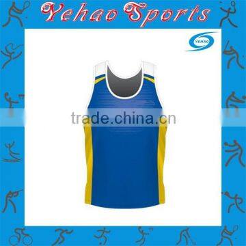 dry fit polyester sports singlet