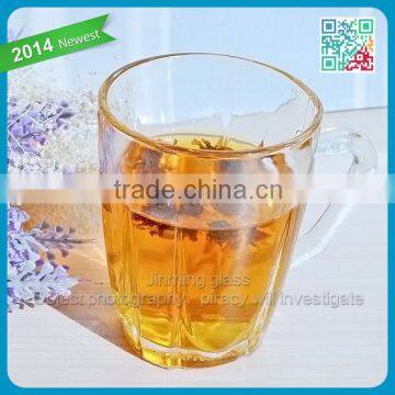 Hot sales crystal Glass Cup machine pressed OEM glass tea cup