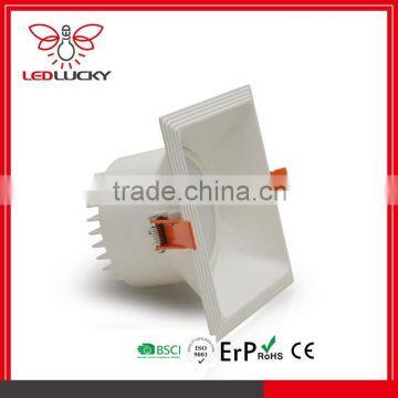 12W ErP CE and RoHS Approved led downlight square