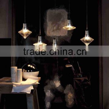 modern trend style pendent light transparent glass hangling light