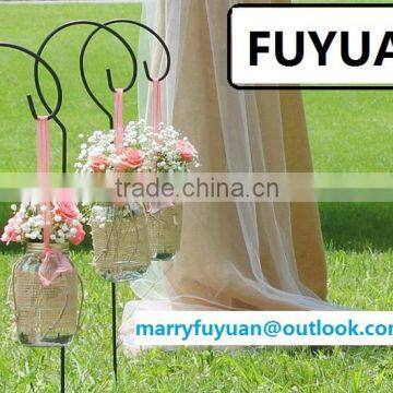 factory wrought iron shepherd hook wedding made in china