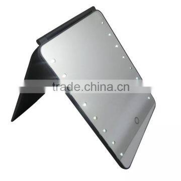 Ipad Shape Fashion Vanity Cosmetic Foldable Led Table Mirror photo-6