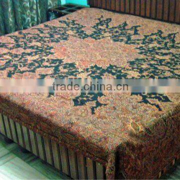 Exclusive Quality double face jacquard pattern Large Size Wool Bedspread