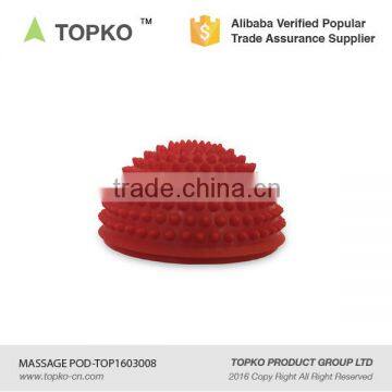 2016 TOPKO Wholesale Eco Friendly Exercise Spike Foot Massage Ball Half Balance Pod