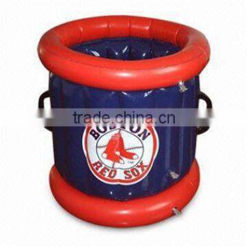 inflatable ice bucket for promotion/pvc ice bucket/pvc cooler