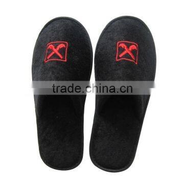 men black terry hotel slippers