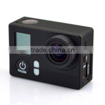Outdoor Full HD Waterproof wifi remote control 30M underwater portable helmet camera waterproof sport camera