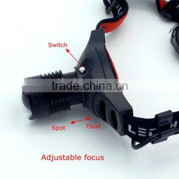 POPPAS T20 ZOOM Adjustable High Powerful Led Flashlight Headlamp Led photo-4