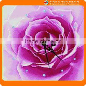 2015 Alibaba print pp paper custom flower clock face