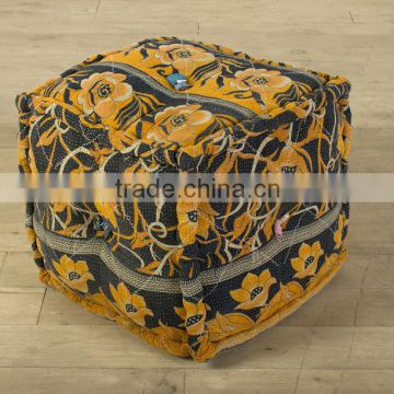 CheckOut~Our Stunning Collection of-Vintage Kantha Quilt~Poufs, Ottomans