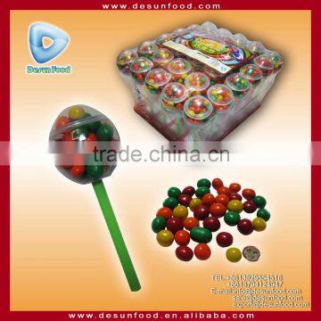 novel packing lollipop shaped crispy chocolate ball bean                        
                                                Quality Choice