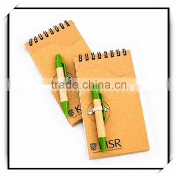 2016 custom printed leather cover notebook