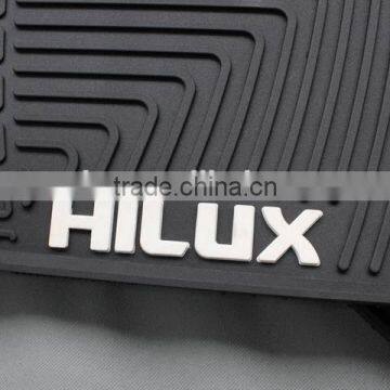 Factory Customized Full Set Type Rubber PVC Auto Car Floor Mats For TOYOTA HILUX photo-4