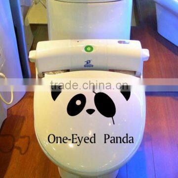 One-eyed panda toilet sticker