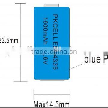 Cheapest 3.6V ER14335 1600mAh Li-SOCL2 Battery Lithium Batteries