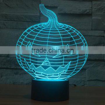 Pumpkin Shape Decorate in Hallowmas Novelty 3D Led Night Light Lamp Kids Baby Bedroom photo-5