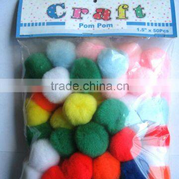 Party Decoration 20mm x 50pcs Acrylic Pompoms