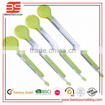 Yangjiang silicone handle stainless steel food tongs,surgical tongs