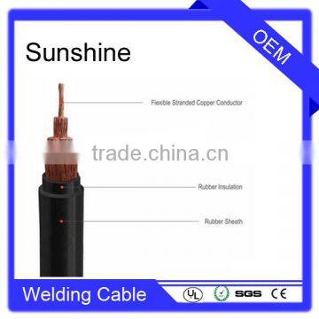 Flexible rubber cable for welding machine oil proof acid and alkali resistance