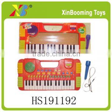 Cute plastic electric keyboard , musical instrument