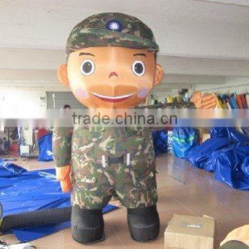 inflatable costumes inflatable moving cartoons, soldier cartoon