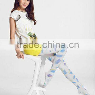 2016 Newest style spring summer cool organic cotton tube pantyhose for ladies