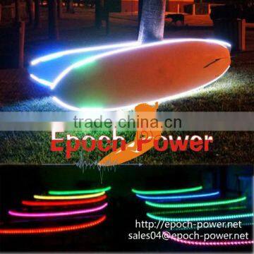 2015 Hot Bamboo Veneer Stand Up Paddle Board with LED light/Yoga SUP board