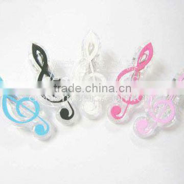 2015 Dedo Music School / office / musical instrument store stationery plastic clip