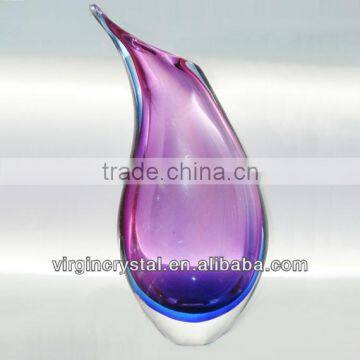 Fashion colorful art glass crystals vase