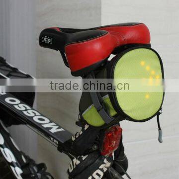 Newest Design LED Indicator Light Waterproof Bag Bike Saddle Bag photo-3