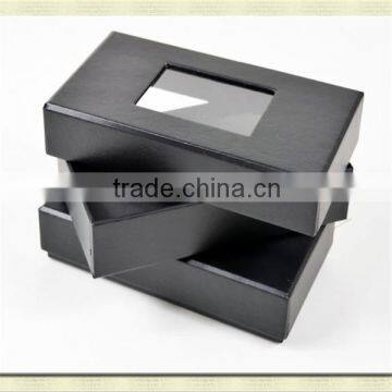 Cardboard Bow Ties Box With Pvc Window