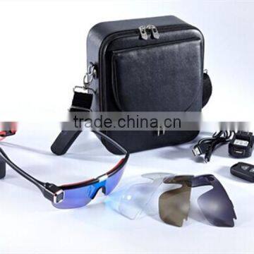 new arrival !1080P full hd wifi remote control sunglasses video recorder apply to sport and police on duty support TF card 32GB