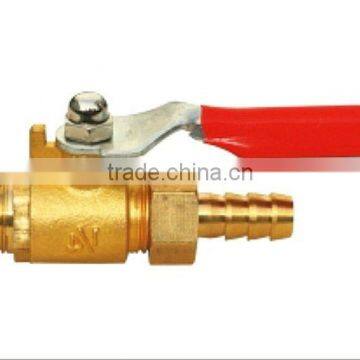 Brass Male ball valve with nozzle