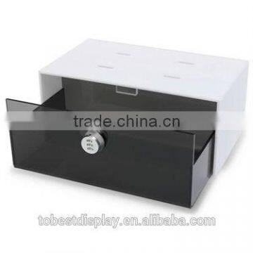 innovative acrylic drawer,acrylic jewelry box,acrylic box with lock shenzhen factory