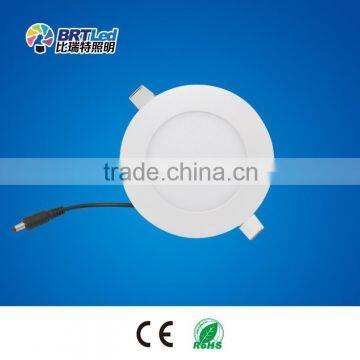 Ultra slim 3W-18W LED ceiling recessed round led light panel,square panel led light