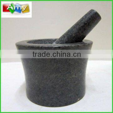 Black Pestle and Mortar