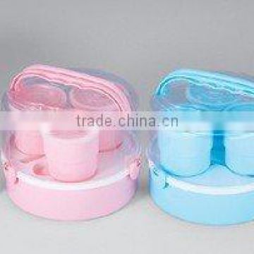 lunch box with handle and 3 cups