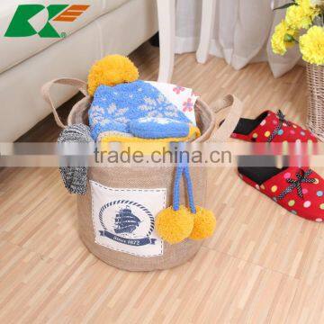 2015 environmental protection Food grade jute Storage barrel hot selling Multi-function Eco-Friendly Storage Buckets