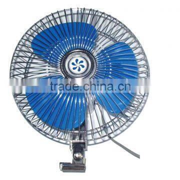 12v oscilating mini car fan CE/ROHS