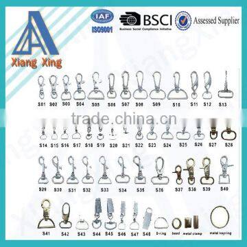 Factory wholesale lanyard accessories strap parts with metal/plastic hook