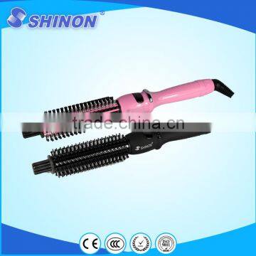 2014 Ceramic Electric Hair rotating Brush Curlers Hot Air Brush hair styling tools hair curly comb