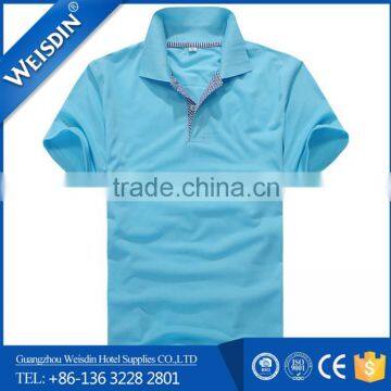 100% cotton blank short sleeve polo t shirt OEM collar polo shirt