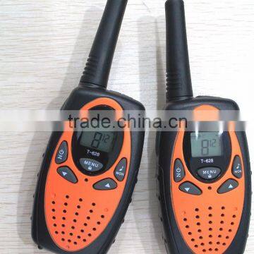 Long range 1 watt walkie talkie transceiver T628 orange up to 8km