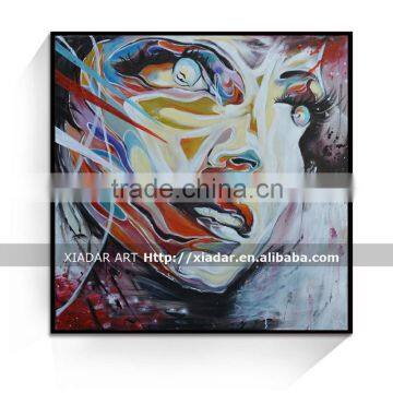 Wall Art modern woman portrait canvas painting