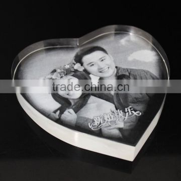 Wholesale 2d laser crystal photo frames