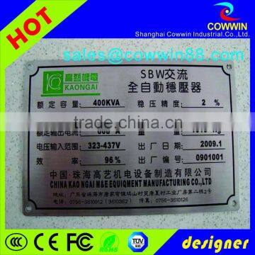 2016 Wholesale Custom Etched Aluminum Nameplates for Gifts photo-3