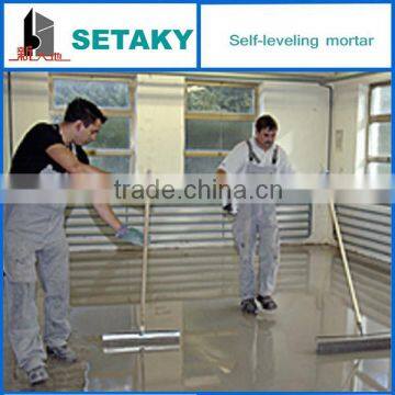 Self-leveling mortars for residential offices